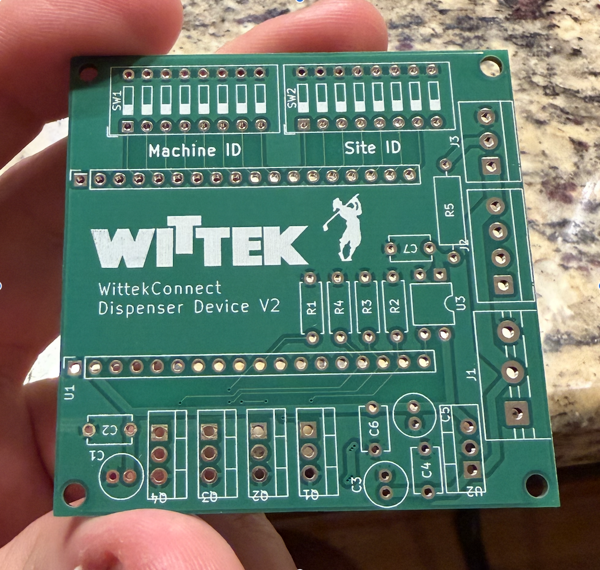 Unsoldered PCB